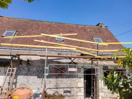 couverture charpente chantier 06-06-2023