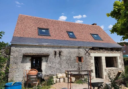 couverture charpente chantier 06-06-2023